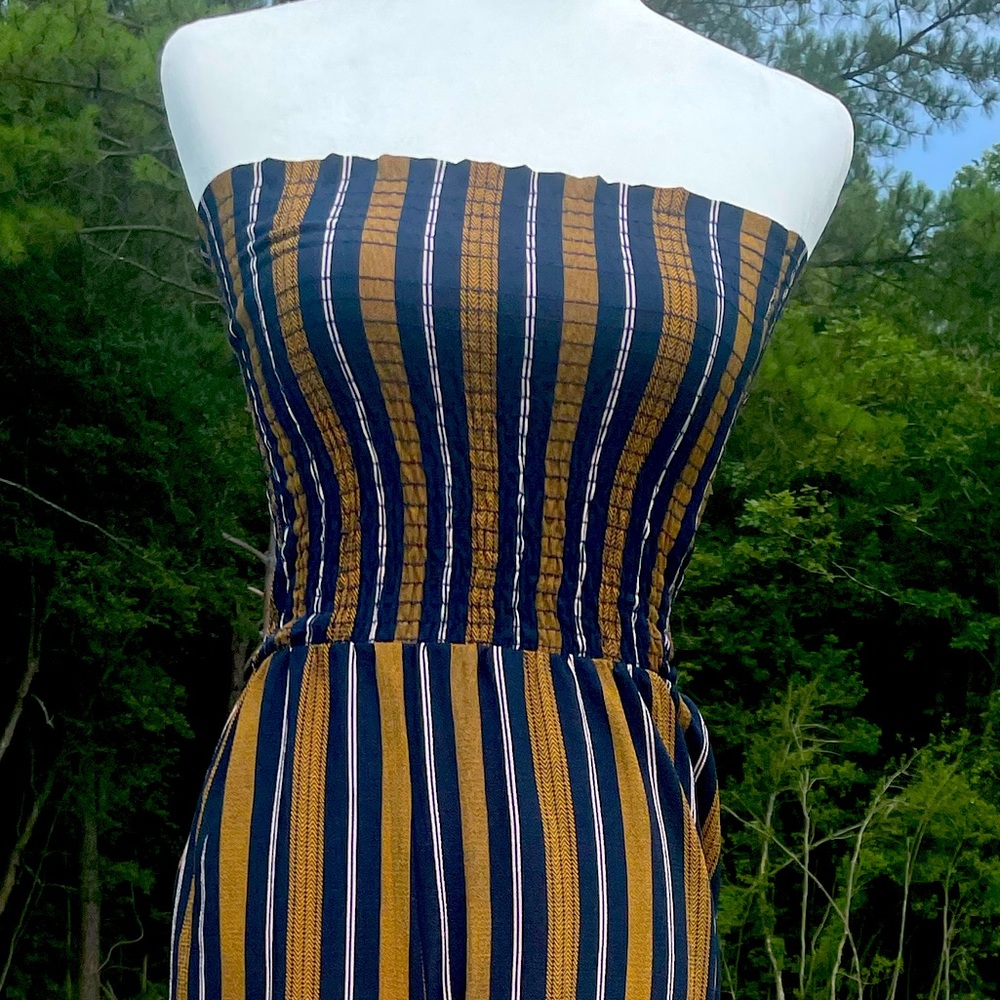 Fantastic Fawn strapless jumpsuit  size Small